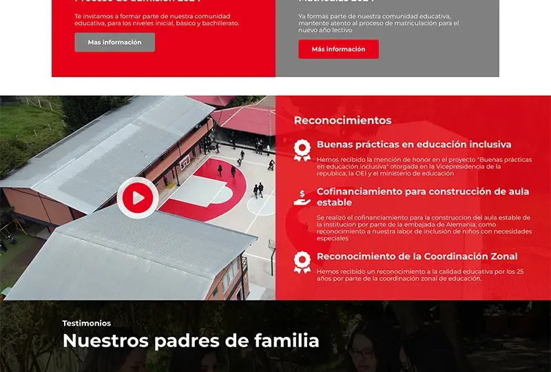 Unidad educativa particular Verbo - Proyecto de NEU Digital Media