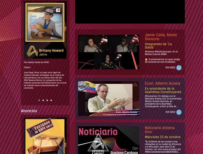 Antena Uno - Proyecto de NEU Digital Media